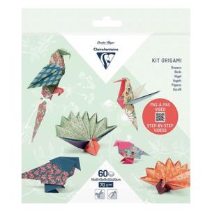 Opakowanie Papier do origami  Ptaki  3 formaty - 60 arkuszy
