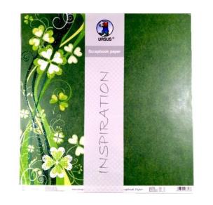 Opakowanie Papier do scrapbookingu roślinne 5 arkuszy