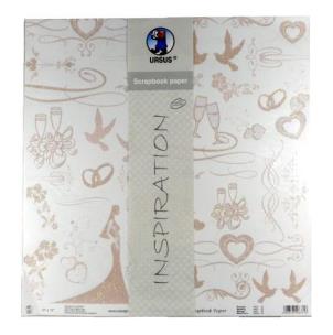 Opakowanie Papier do scrapbookingu ślub 5 arkuszy