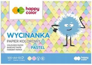 Opakowanie Papier kolorowy A4 Pastel Happy Color pakiet 10sztuk