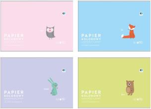 Opakowanie Papier kolorowy samoprzylepny B4 BB Kids (10szt)