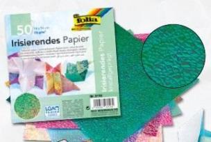 Opakowanie Papier opalizujący kryształy 14x14cm 50szt