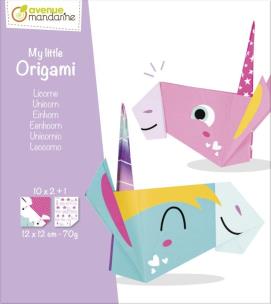Opakowanie Papier Origami 12x12 cm Jednorożec 20 arkuszy