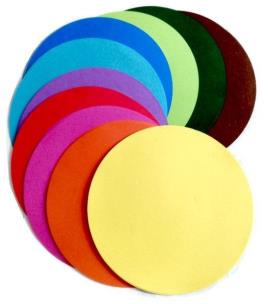 Opakowanie Papier origami 70g koło 8cm 100 arkuszy MIX