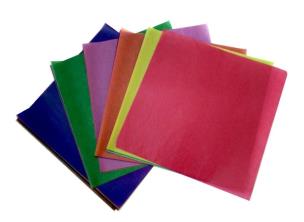 Opakowanie Papier origami transparentny 42g 10x10cm 50ark