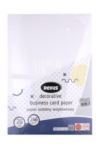 Opakowanie Papier wizytówkowy A4/20K biały Duży Młotek