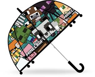 Opakowanie Parasolka Minecraft przezroczysta 19cali MC00006