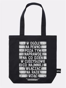 Opakowanie Parszywa 10 torba bawełniana czarna