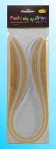 Opakowanie Paski do quillingu 3mmx50cm kremowe 100szt