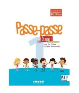 Passe-Passe 1 etape 1 podręcznik + ćwiczenia + app. Autor:   Praca zbiorowa. Multiszop.pl Okładka książki Passe-Passe 1 etape 1 podręcznik + ćwiczenia + app