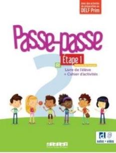 Passe-Passe 2 etape 1 podręcznik + ćwiczenia + app. Autor:   Praca zbiorowa. Multiszop.pl Okładka książki Passe-Passe 2 etape 1 podręcznik + ćwiczenia + app