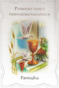Okładka książki Patronka dzieci pierwszokomunijnych, Pamiątka