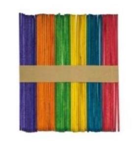 Opakowanie Patyczki kreatywne kolorowe 11,4cm 50szt