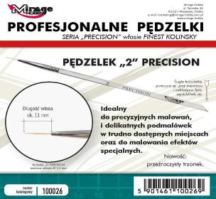 Opakowanie Pędzelek Precision Kolinsky 2