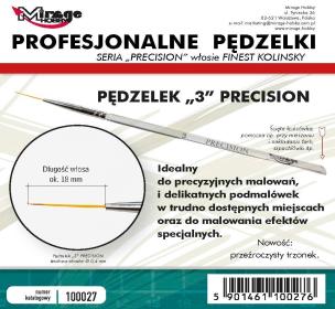 Opakowanie Pędzelek Precision Kolinsky 3