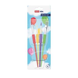Pędzelki 4szt mix EASY. Wydawca: Easy Stationery. Multiszop.pl Opakowanie Pędzelki 4szt mix EASY