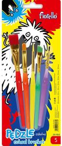 Pędzle Extra GR-FB5E 5szt FIORELLO. Wydawca: Fiorello. Multiszop.pl Opakowanie Pędzle Extra GR-FB5E 5szt FIORELLO