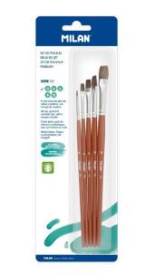 Opakowanie Pędzle nr 0,4,6,8,12 seria 121 MILAN