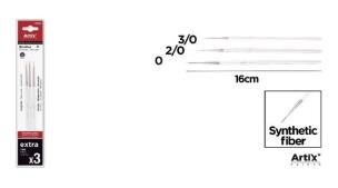 Opakowanie Pędzle profesjonalne malarskie 3szt