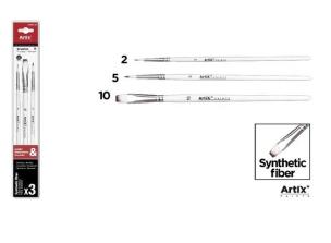 Opakowanie Pędzle syntetyczne 3szt