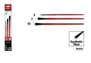 Opakowanie Pędzle syntetyczne 3szt