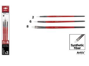 Opakowanie Pędzle syntetyczne miękkie 3szt
