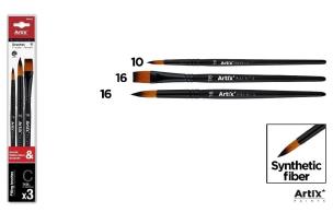 Opakowanie Pędzle syntetyczne zestaw C 3szt