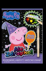 Okładka książki Peppa Pig Ale zdrapka! cz. 2 Zabawa na medal!