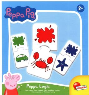Peppa Pig - gra logiczna. Wydawca: Lisciani. Multiszop.pl Opakowanie Peppa Pig - gra logiczna