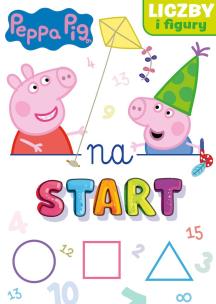 Okładka książki Peppa Pig. Na start cz. 4 Liczby i figury