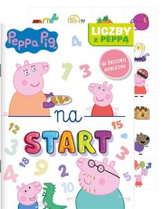 Okładka książki Peppa Pig. Na start cz.5 Liczby z Peppą