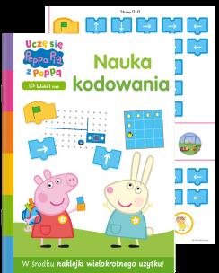 Okładka książki Peppa Pig. Uczę się z Peppą. Nauka kodowania cz. 1