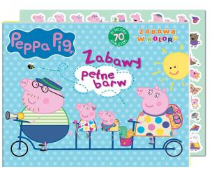Okładka książki Peppa Pig. Zabawa w kolory cz.9