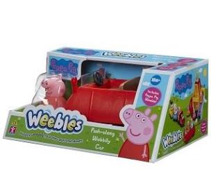 Opakowanie Peppa Weebles - auto z figurką