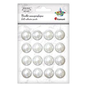 Opakowanie Perełki samoprzylepne 20mm perłowe 16szt