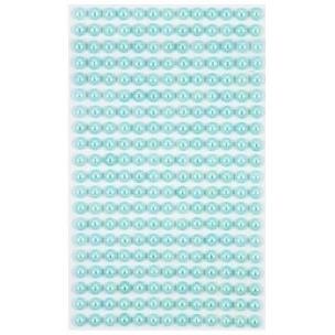 Opakowanie Perełki samoprzylepne 6mm 260szt. turkusowe