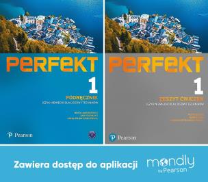 Perfekt 1. Język niemiecki. Komplet Podręcznik + Zeszyt ćwiczeń + dostęp Mondly. Autor: Opracowanie zbiorowe. Multiszop.pl Okładka książki Perfekt 1. Język niemiecki. Komplet Podręcznik + Zeszyt ćwiczeń + dostęp Mondly