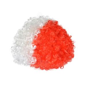 Opakowanie Peruka Afro Biało-Czerwoni