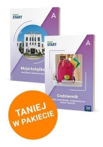 Pewny start Zestaw A. Autor: Joanna Hryń, Krystyna Rapiej, Gajda Robert. Multiszop.pl Okładka książki Pewny start Zestaw A