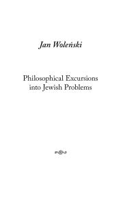 Okładka książki Philosophical Excursions into Jewish Problems
