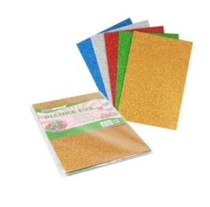 Opakowanie Pianka Eva brokat MIX kolorów 20x30 '5