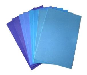 Opakowanie Pianka niebieska 20x30cm 8 arkuszy