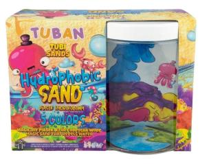 Opakowanie Piasek hydrofobowy z akwarium 5 kolorów TUBAN