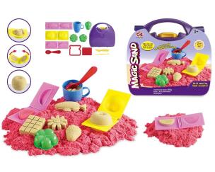 Opakowanie Piasek kinetyczny 400g z foremkami