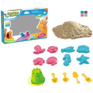 Opakowanie Piasek kinetyczny 4x200g z foremkami