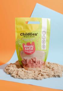 Piasek kinetyczny naturalny zapach brzoskwiniowy 907g. Wydawca: ChildGen (GEN OYUNCAK SANAYİ TİCARET A.Ş.). Multiszop.pl Opakowanie Piasek kinetyczny naturalny zapach brzoskwiniowy 907g