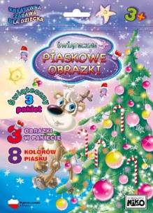 Opakowanie Piaskowe obrazki pakiet świąteczny nr 3 ( GAŁĄZKA, DZWONECZKI, CHOINKA Z PREZENTAMI )