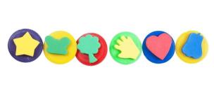 Opakowanie Pieczątki z pianki 5,5cm 6 szt