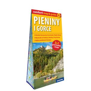 Okładka książki Pieniny i Gorce laminowany map&guide 2w1: przewodnik i mapa
