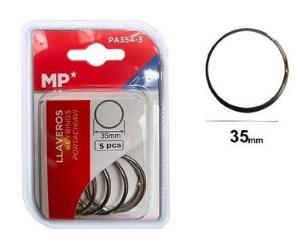 Opakowanie Pierścień do kluczy 35mm 5szt